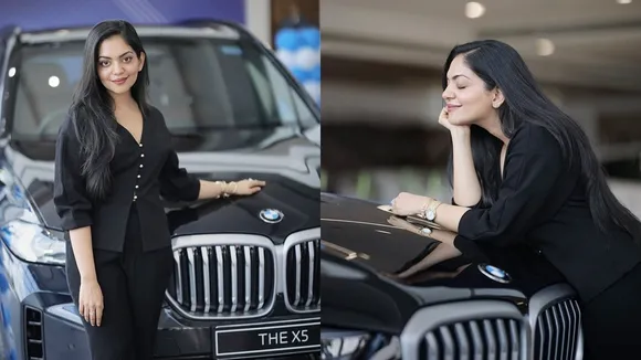 Ahaana Krishna BMW x5 fi
