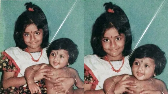 Navya Nair Childhood photo fi