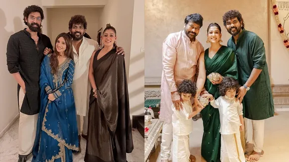 Nayanthara Vignesh Sivan Deepavali pics fi