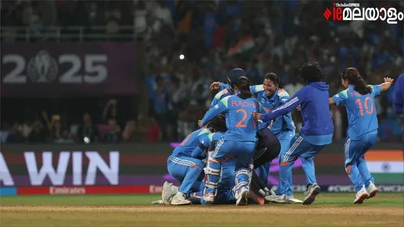 Women Cricket Players Celebration