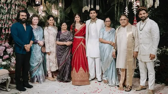 Allu Arjun Allu SirishNayanika engagement photos