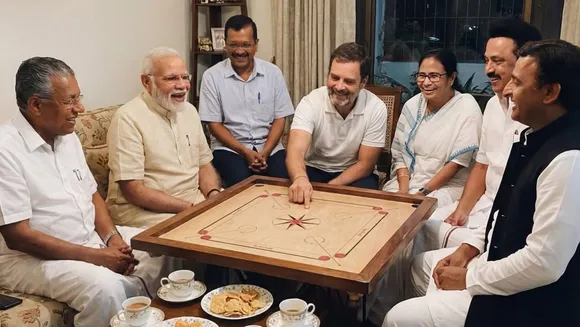 Modi Pinarayi vijayan AI Photos