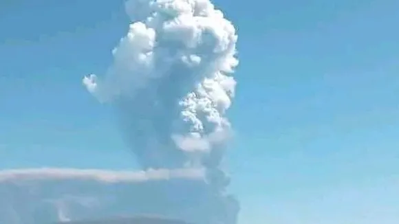 Volcano eruption