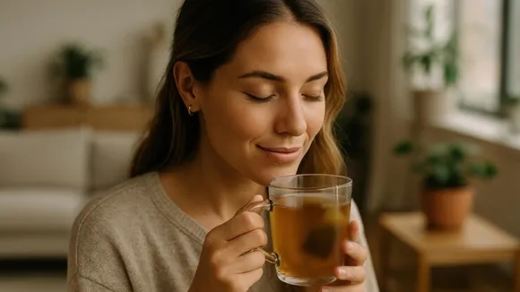 Drinking Green Tea FI