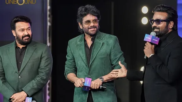 Bigg Boss Union get together Mohanlal Vijay Sethupathi Nagarjuna