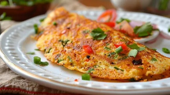 Chilli Garlic Omelette
