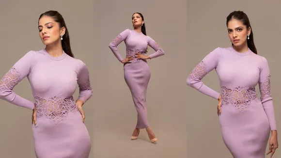 Malavika Mohanan Lavender Look FI