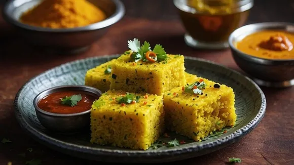 Oats Rava Dhokla