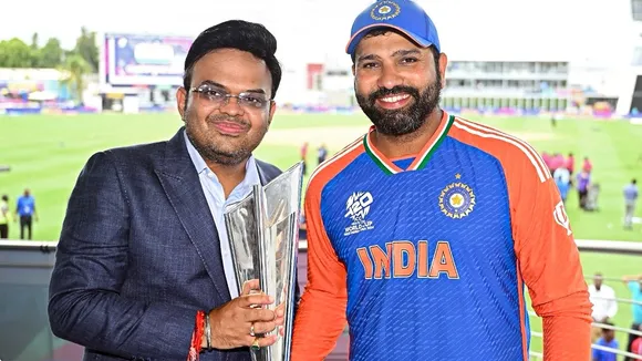 Rohit Sharma, BCCI secretary Jay Shah 