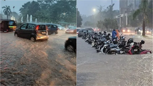 Info park flood | Kochi rain