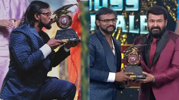Bigg Boss Malayalam Season 6 Jinto winner trophy