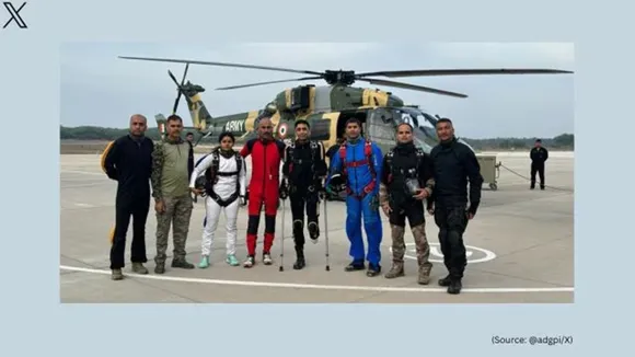 Sky diving | Indian Army