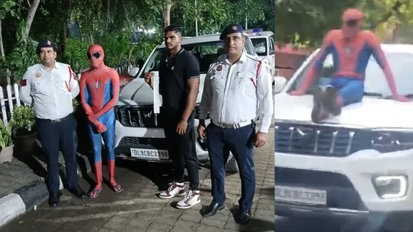  Spider-Man, Moving car