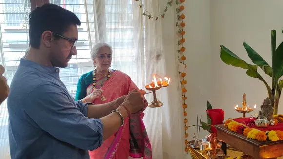 Aamir Khan Celebrates Ganesh Chaturthi 