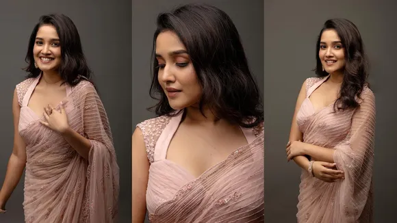 Anikha Surendran Saree Photos 