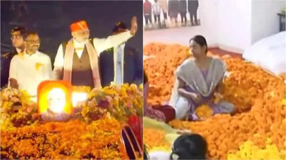 PM Modi | Kochi | Road show