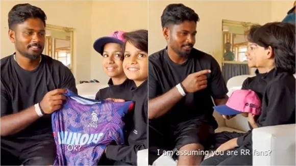 sanju samson | RR | viral video