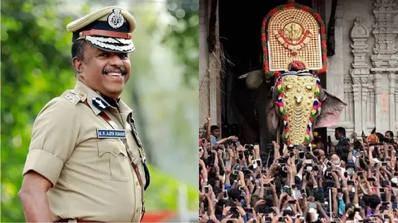 ADGP MR Ajithkumar, Trissur Pooram