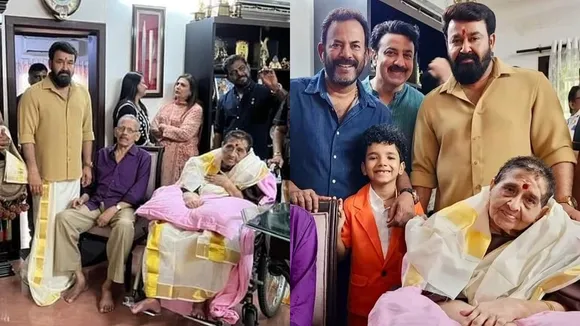 Mohanlal, Mohanlal With Mother