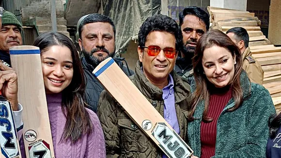 sachin tendulkar | kashmir willow bat