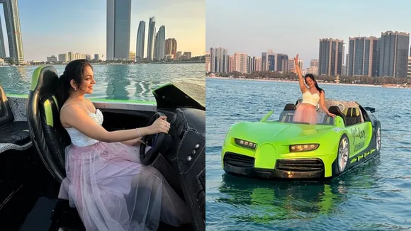 Ahaana Krishna, Jet Car, Abu Dhabi 