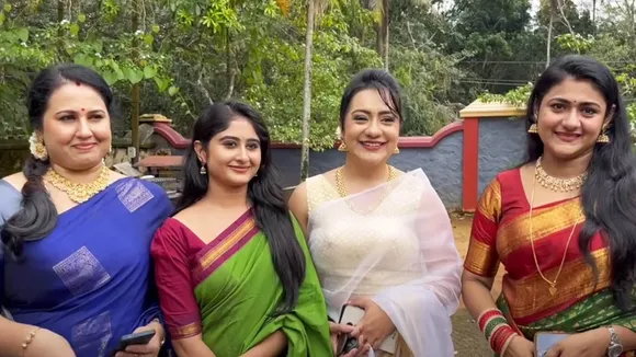 Serial Actresses at Haritha G Nair Wedding