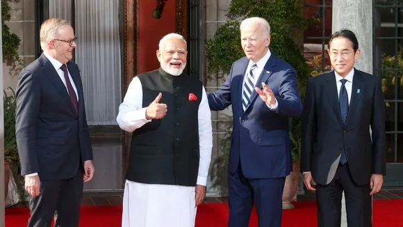 Narendra Modi, US President Joe Biden, Japan PM Fumio Kishida, Australian PM Anthony Albanese.