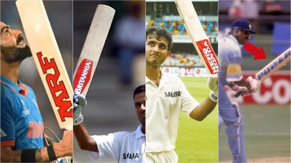 kohli bat | MRF | Sachin