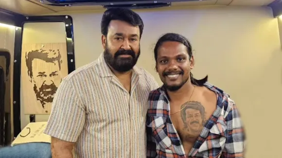 Mohanlal, Fan, Tattoo