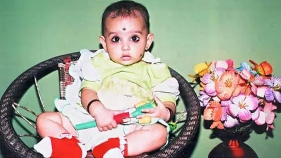 Anaswara Rajan childhood photo