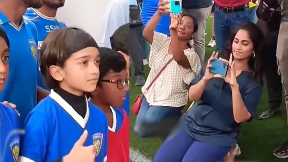 Shalini son Advik Ajith