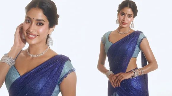 Janhvi Kapoor Devara Promotion look