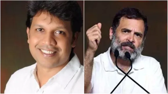 BJP MLA Bharath Shetty, Rahul Gandhi