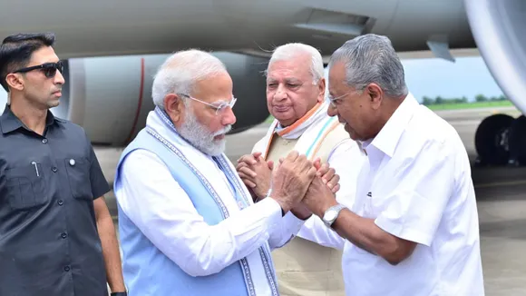 Narendra Modi Pinarayi vijayan Wayanad Landslide 