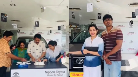 Diya Aswin New car
