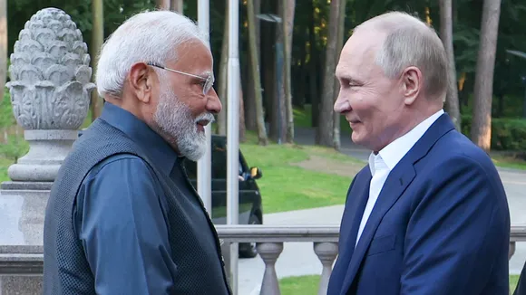 Prime Minister Narendra Modi, Russian President Vladimir Putin