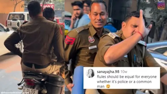 Police without helmets