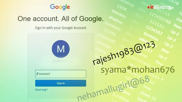 Online Passwords 