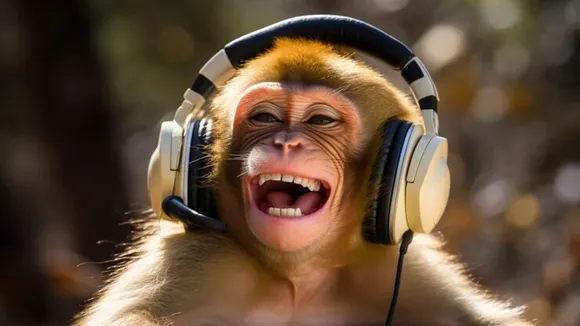 Monkey | Headphone | Music | Fp