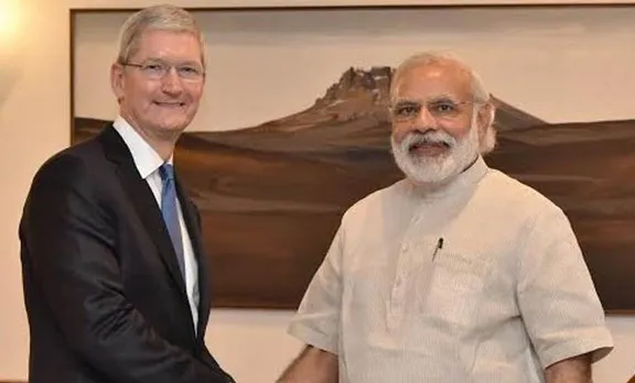 Apple, Chief Executive officer Tim Cook, Narendra Modi, Prime Minister of India, Make in India