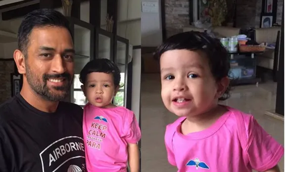 dhoni,Ziva