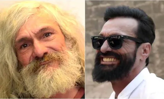 homeless man, Makeover