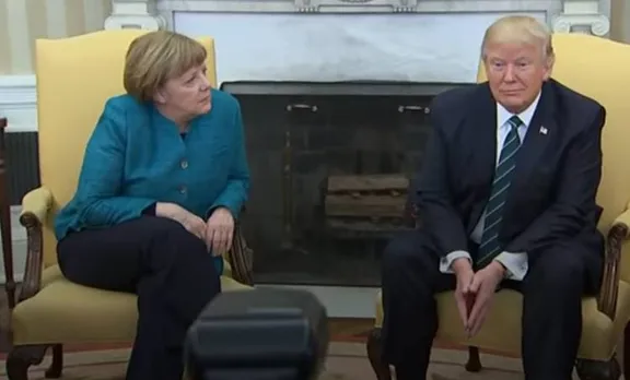 donald trump, merkel