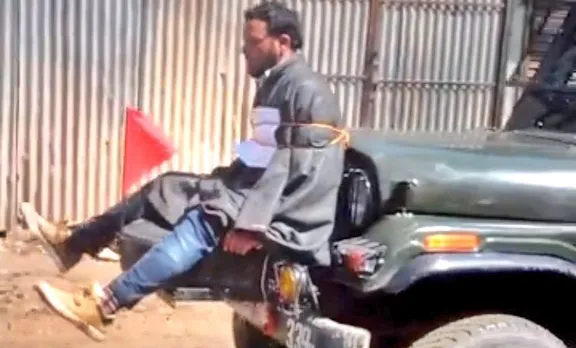 യുവാവിനെ മനുഷ്യ കവചമാക്കിയ സംഭവം; സൈന്യത്തിനെതിരെ എഫ്ഐആര്‍