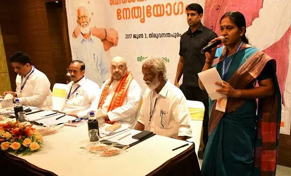 'അമിത് ജി' കേരളം കണ്ണുവെച്ചു കഴിഞ്ഞുവെന്ന് ശോഭാ സുരേന്ദ്രന്‍