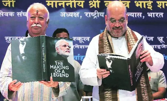 Narendra Modi, amit shah, mohan bhagwat
