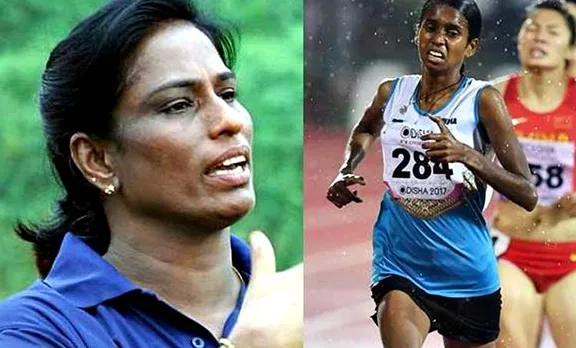 ഇനിയിത് 'പിയു ചിത്ര റോഡ്'; പിടി ഉഷ റോഡ് പുനര്‍നാമകരണം ചെയ്ത് കെഎസ്‍യുവിന്റെ പ്രതിഷേധം