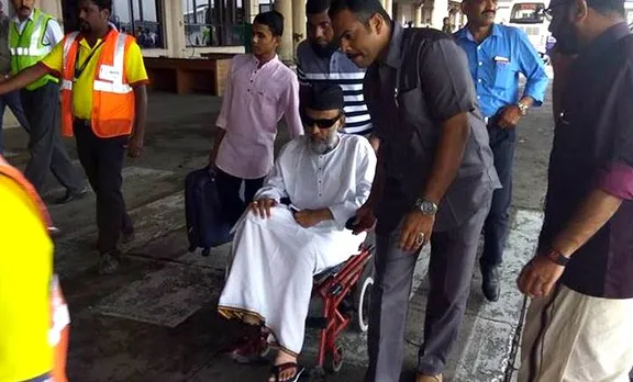 മഅ്ദനി നെടുമ്പാശേരി വിമാനത്താവളത്തിലെത്തി: സര്‍ക്കാര്‍ മനുഷ്യത്വപരമായി ഇടപെട്ടെന്ന് മഅ്ദനി