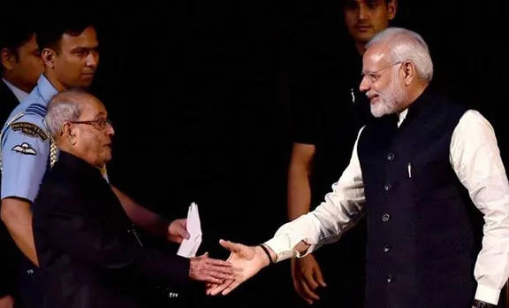 Narendra Modi, Pranab Mukherjee