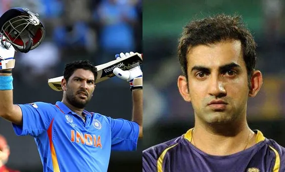 gautam gambhir, yuvraj singh
